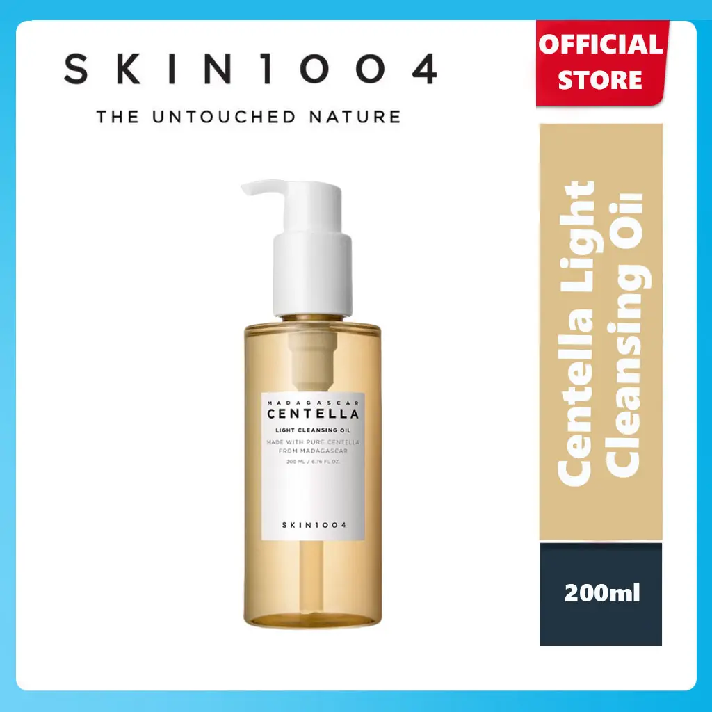 SKIN1004 Madagascar Centella Light Cleansing Oil 200ml (Cruelty-Free) Make Up Remover Skin 1004 Cleansing Oil Centella Cleansing Oil