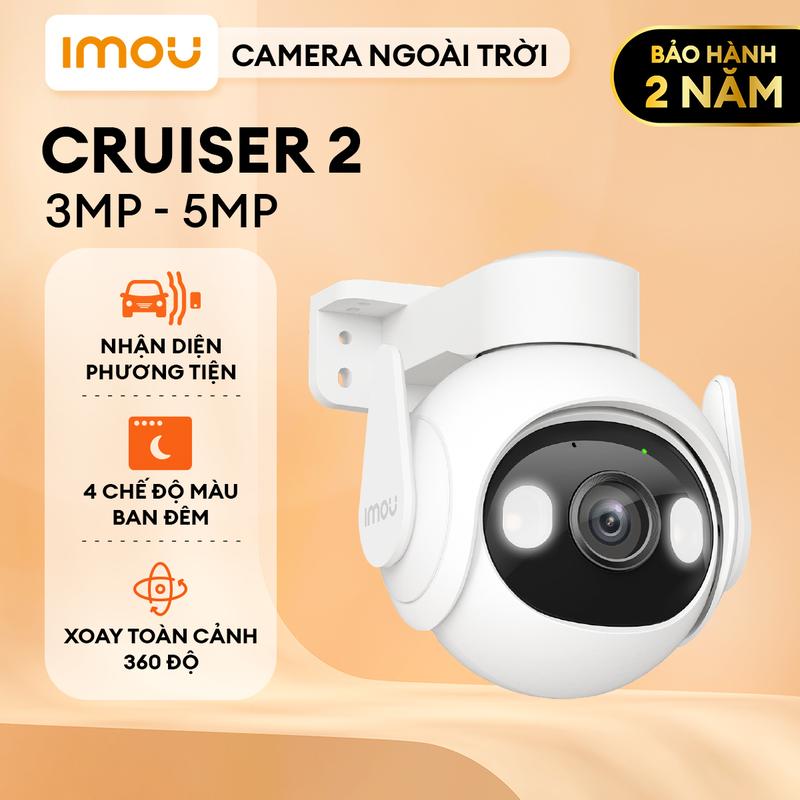 Camera Wifi ngoài trời Imou Cruiser 2 (3MP) I IPC-GS7EP-3M0WE I Đàm thoại 2 chiều I Phát hiện chuyển động I IP66