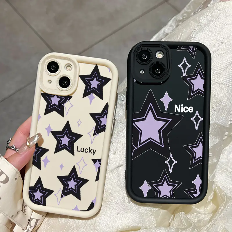 Casing Hp Untuk Realme C11 2020 Case Casing HP pola bintang keberuntungan Kesing Anti Drop Cesing Silikon Kasing Softcase 7