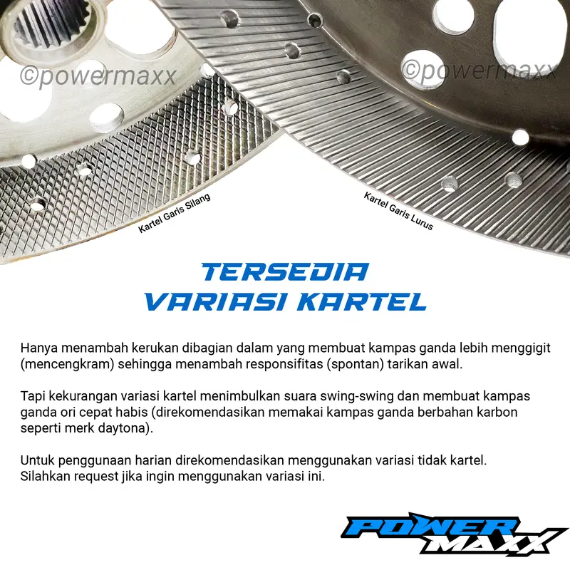 PAKET EXTRA FULL UPGRADE KIRIAN CVT vario pcx adv 125 150 160 old led bolam thailand vietnam indonesia lokal racing - Pulley Set ( Rumah Roller & Kipas Pulley ) + Mangkok Kampas Ganda + Per CVT + Roller + Per Kampas Ganda + Ekstra Pelengkap - powermaxx 6