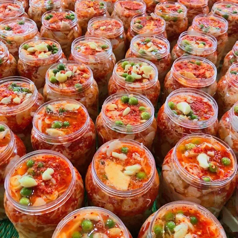 Combo 2 hộp măng tre ngâm tỏi ớt chua cay 2