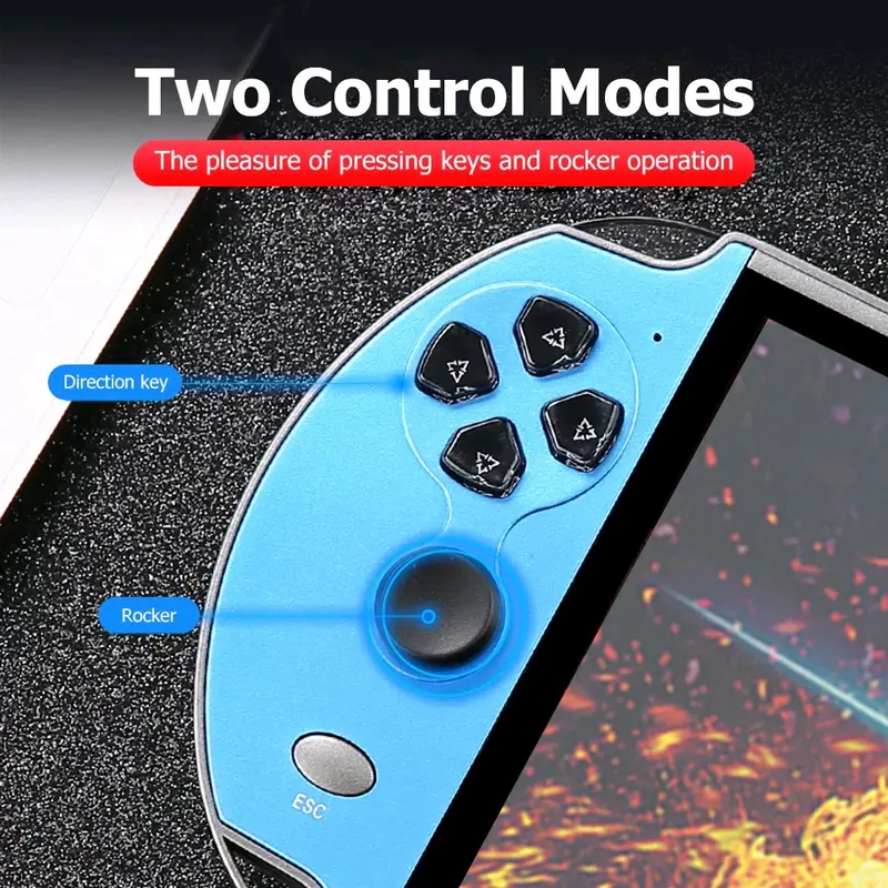 Gamepad Konsol Game PSP X7 Screen Besar 5.1 Inch 8G 4