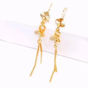ANTING DESY TITANIUM SILVER MOTIF PERMATA ANTI LUNTUR ANTI KARAT Earrings