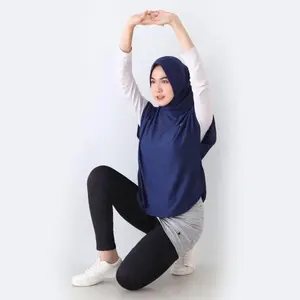 Hijab Rompi Sporty Jumbo XL Jersey Premium Nyaman Muslim