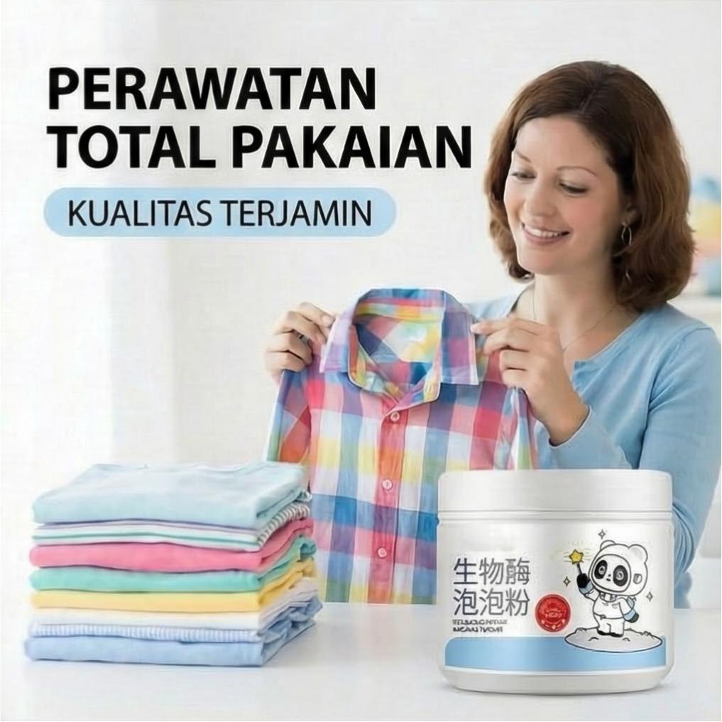 Bubuk gelembung alkohol bioenzimatik, pembersih pemutih yang kuat, penghilang noda dan penguning, dengan teknologi oksigen aktif baru dan formula yang ditingkatkan. Bubuk gelembung alkohol bioenzimatik, pembersih pemutih yang kuat, penghilang noda dan penguning, dengan teknologi oksigen aktif baru dan formula yang ditingkatkan.