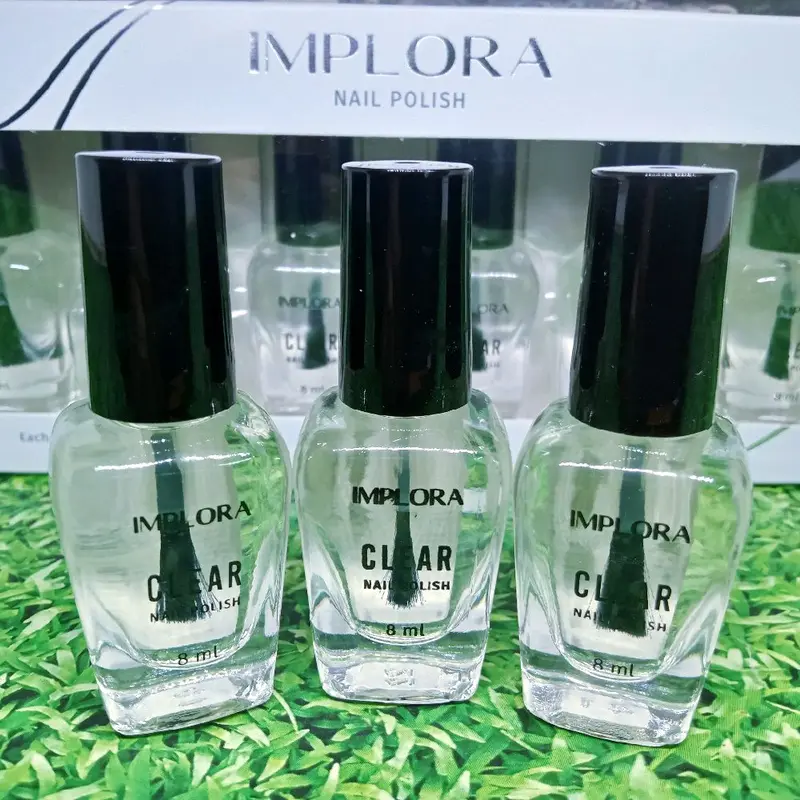 3 Pcs - Kutek Implora Clear Bening Ecer Bpom - Kutek Kuku Cantik Mengkilat 4