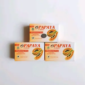 3(TIGA)PCS SABUN PAPAYA @70gr BY MAMAYA 3(TIGA)pcs mencerahkan wajah dan badan