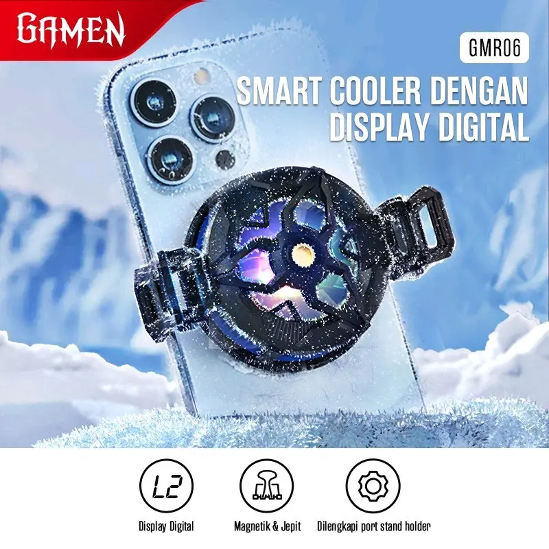GAMEN Radiator Fan Cooler HP GMR06 Heatsink Magnetic Semiconductor
