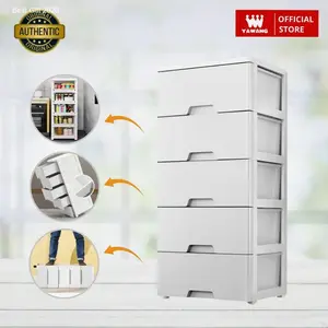 Yawang | Drawer Storage Cabinet Terbuka dan Tertutup/Loker Plastik/Lemari berlaci plastik/Lemari pakaian Bayi/Mainan Anak Penyimpanan Laci | best seller