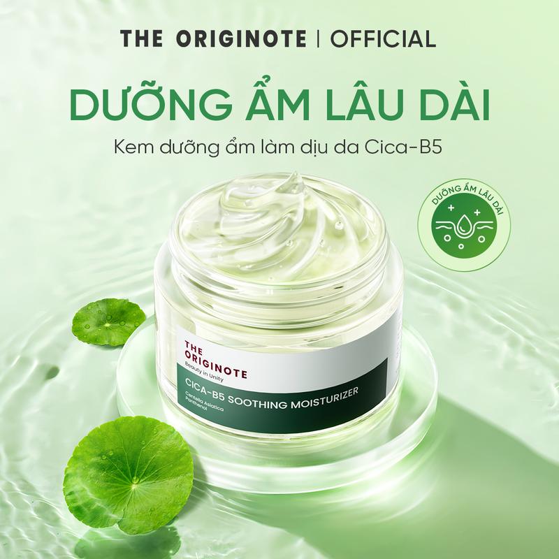 Kem Dưỡng Làm Dịu Da Cica-B5 The Originote phục hồi dưỡng ẩm giảm mụn cải thiện hàng rào bảo vệ da Soothing Moisturizer