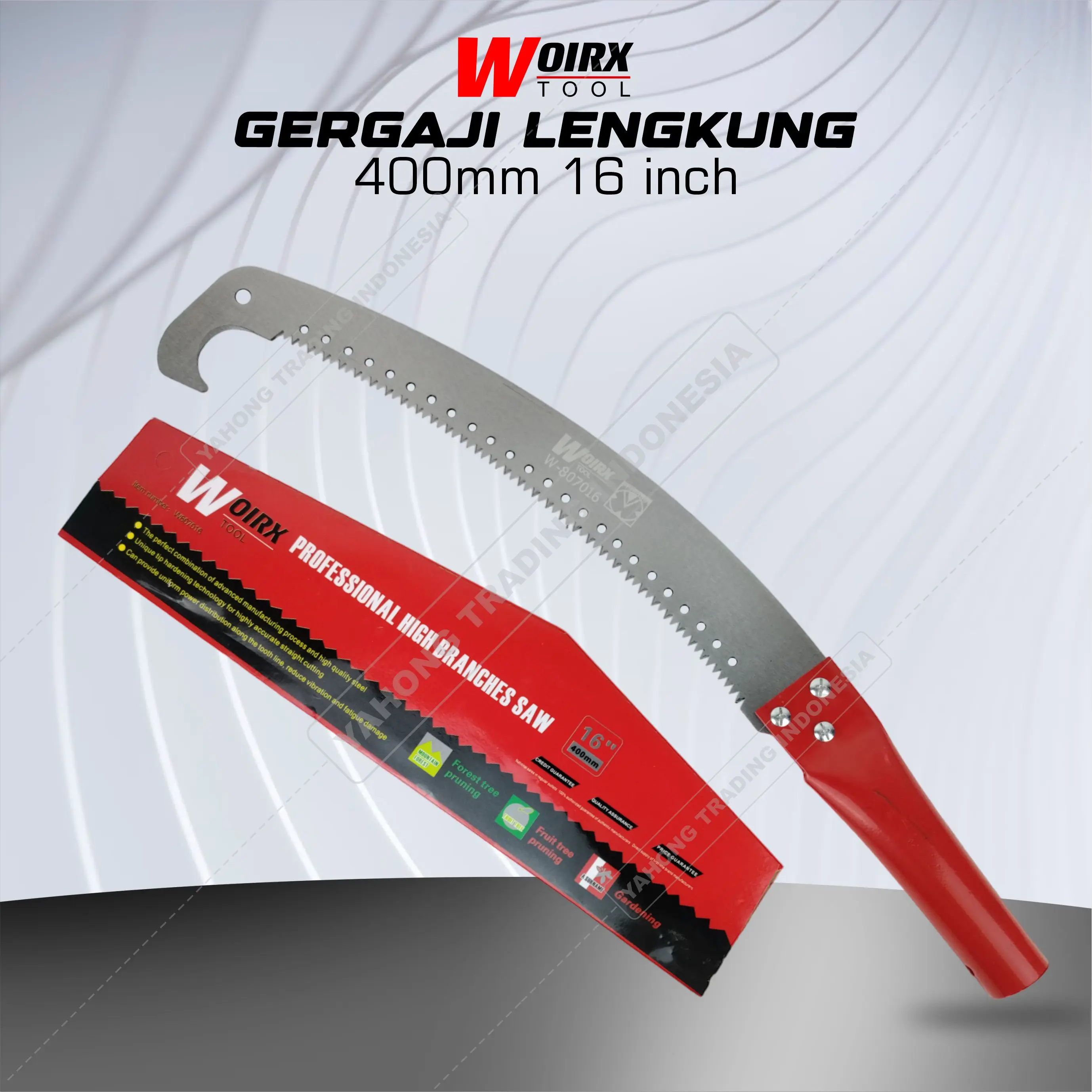 Gergaji Pohon Ranting Dahan Lengkung 16 inch WOIRX TOOL
