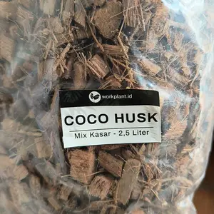 Workplant - Coco Husk Cocochip Media Tanam Atau Alas Substrat Kandang Reptile Siap Pakai