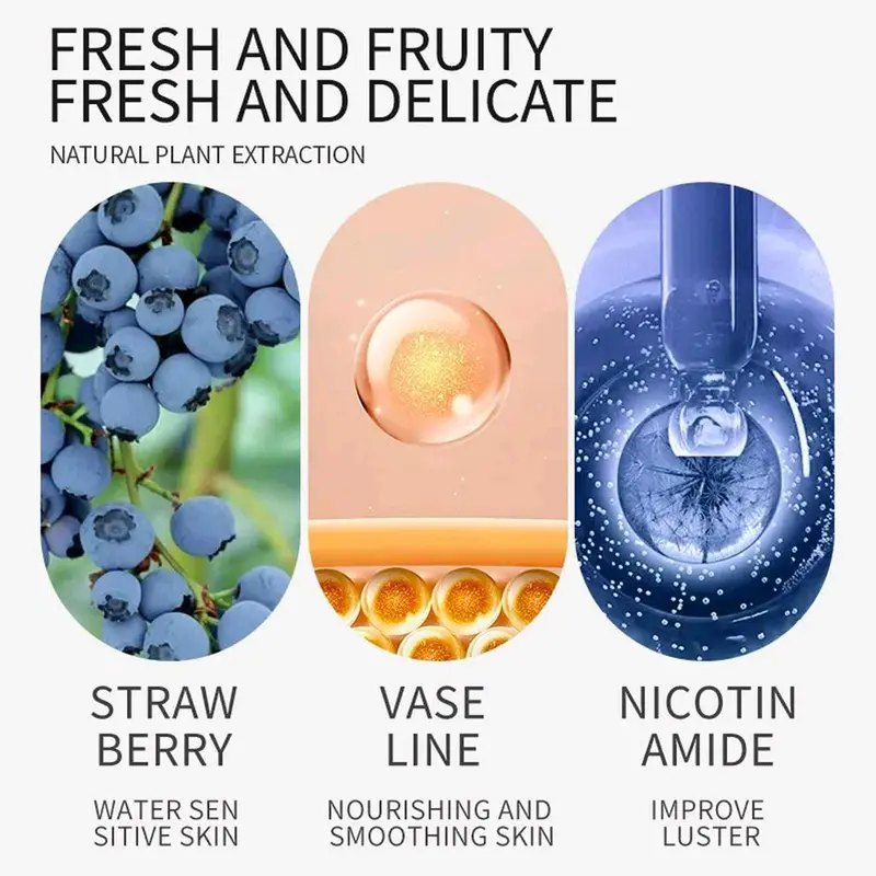 (5pcs) SADOER Hand Cream Fruit 30g Lotion Muisturizing - Krim Tangan Anti Keriput dan Melembabkan kulit Kering Perawatan Berminyak 2