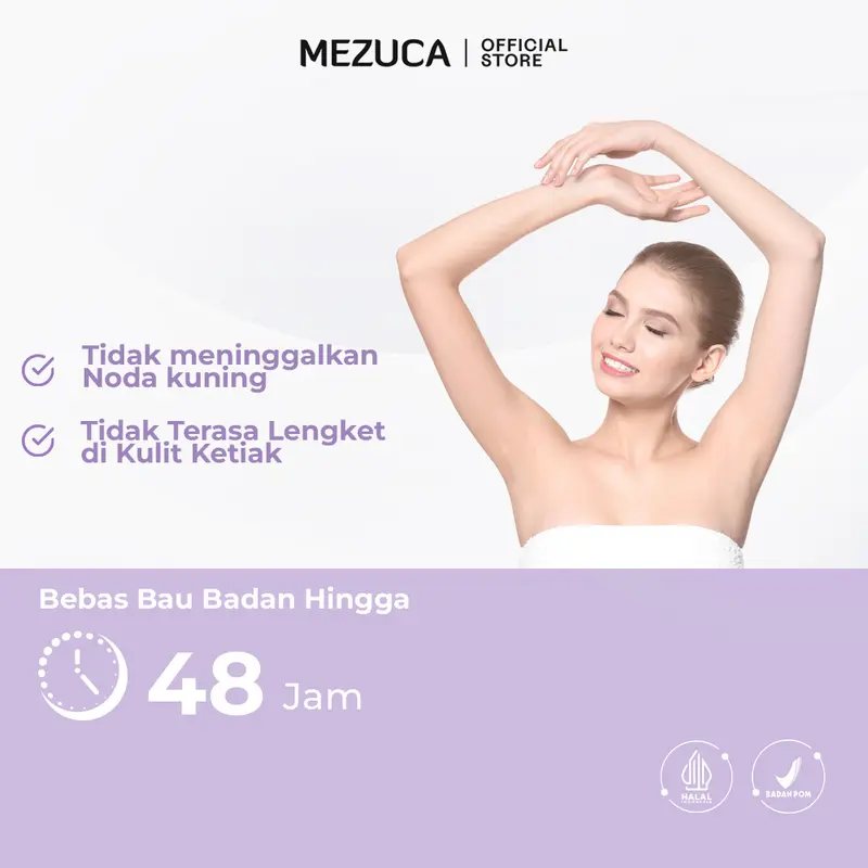 [Dapat 5 Botol] Deo Spray Mezuca 30ml FREE POUCH Fresh Fruit Deodorant Spray with Tawas dan Aloevera Asli 2
