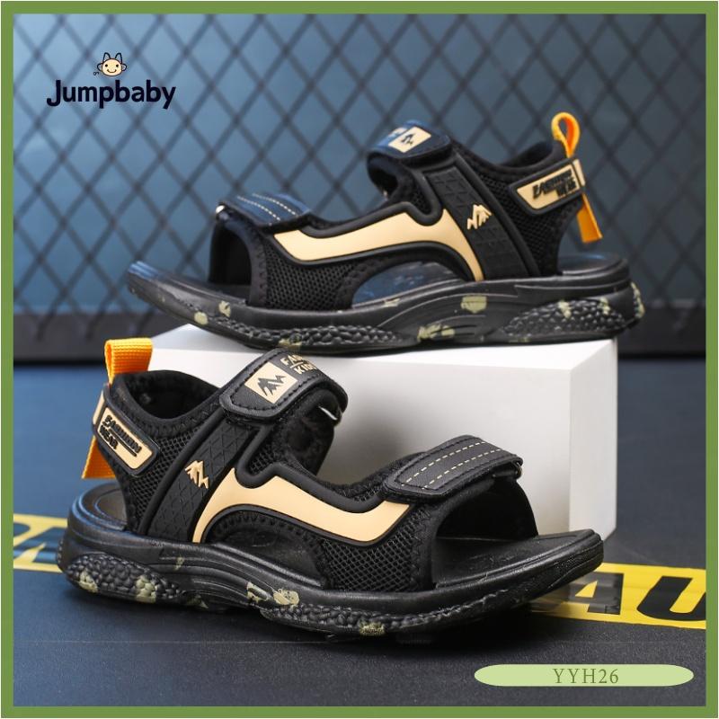 Spesial Ramadhan - Y26 Sandal Anak Laki-laki Sandal pendakian Lindungi kesehatan jari kaki anak-anak laris manis Anti selip Busana Sandal velcro Anti selip dan tahan aus Penutup velcro untuk memudahkan pemasangan dan pelepasan nyaman Fashion 1