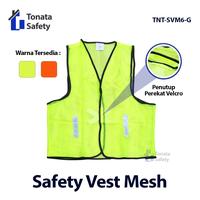 Gambar Rompi Safety Proyek Reflective Type-MESH Tonata / Rompi Jaring Proyek Kerja Hijau / Rompi Safety Reflektif Berpori / Vest Keselamatan Kerja APD / Rompi Kerja Lapangan & Proyek Konstruksi / Aksesoris Safety Industri dan Pekerjaan Lapangan dari Tonata Indonesia Kab. Tangerang 1 Tokopedia