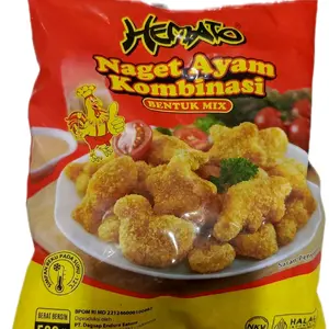 Nugget Hemato Mix 500gr / Nugget ayam varian bentuk / Nugget bentuk dino / Nugget bentuk bebek