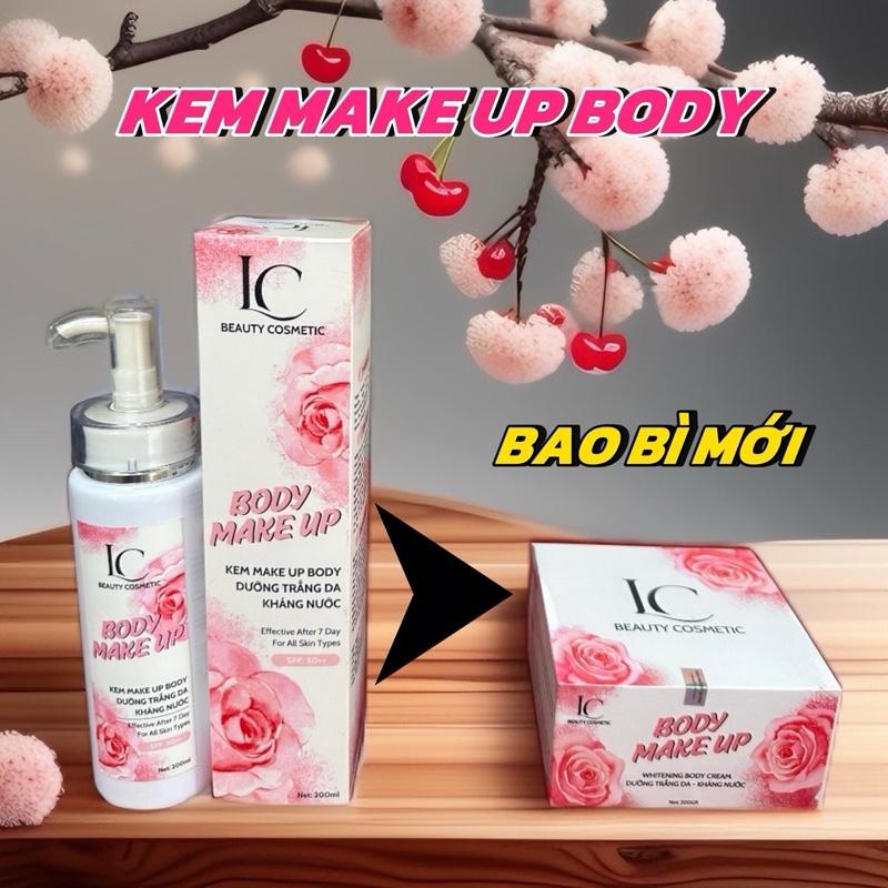 KEM MAKE UP BODY hỗ trợ chống nắng - hỗ trợ dưỡng sáng da - HỘP 200ML - whitening body cream