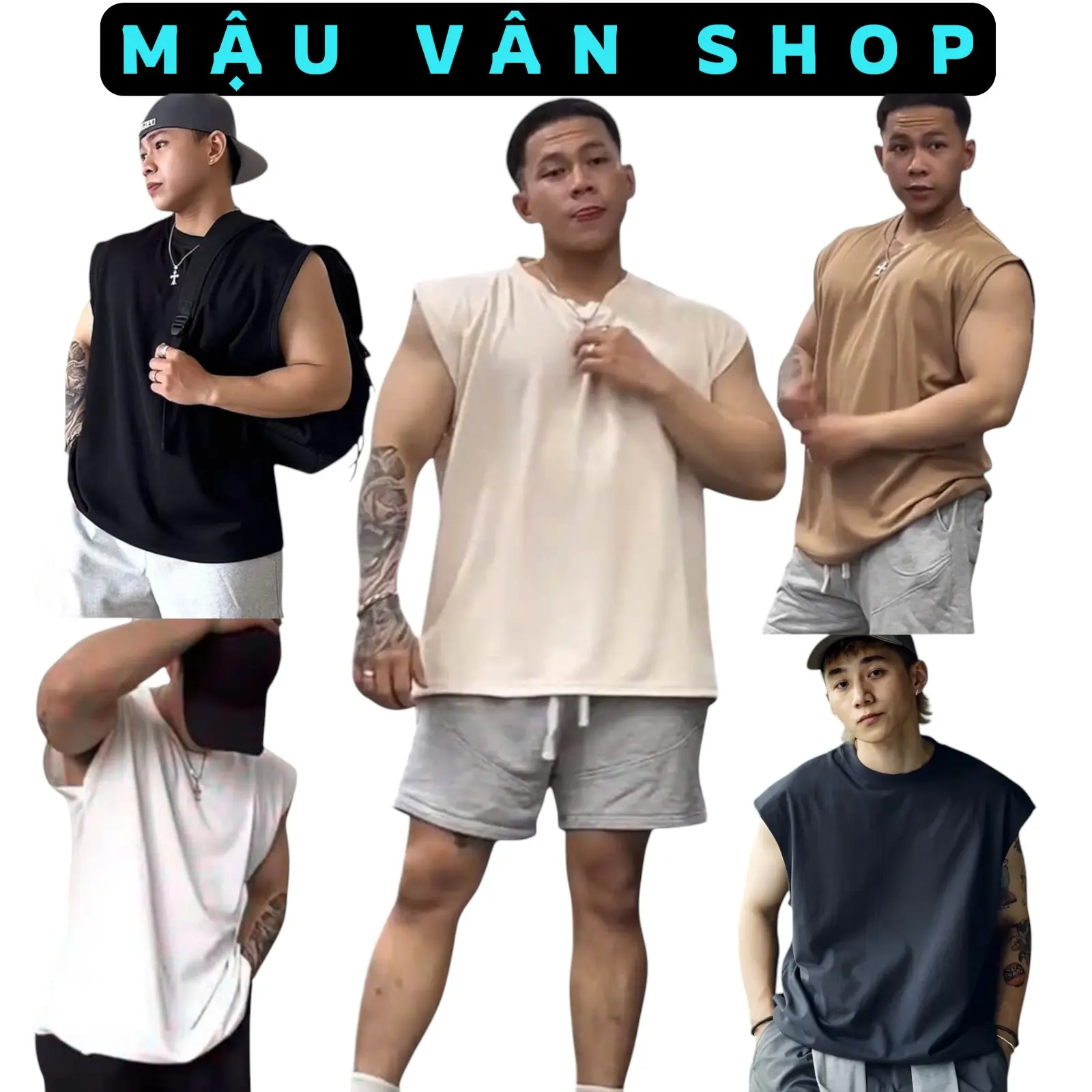 [có Bigsize] ÁO THUN TANKTOP Unisex Cotton tổ ong,  Menswear Top Trơn Basic áo Tanktop [Có Combo được trọn màu khi ghi chú ]ÁO THUN TANKTOP