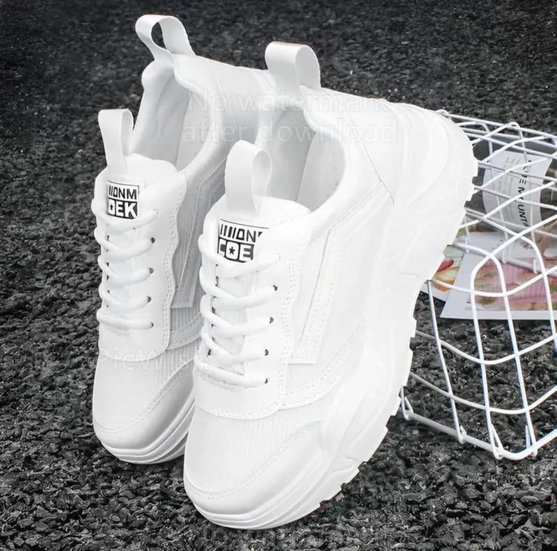 Sepatu Sneakers Wanita Coek Terbaru 2024 BR18 - Korean Style Casual Canvas Karet Kasual Shoe Hitam Putih - Sport, Cewek Sport Cewek Olahraga 4