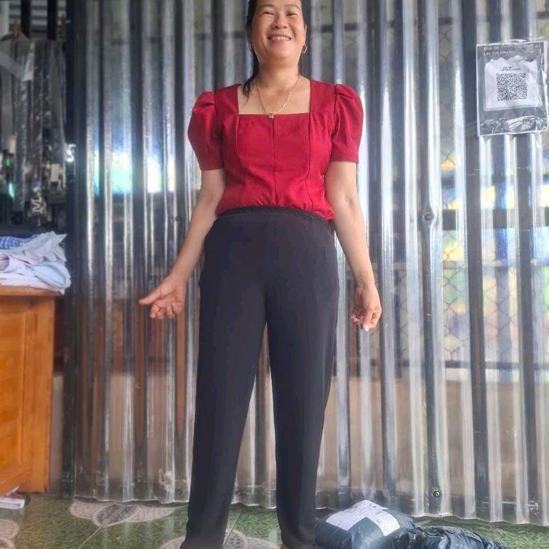 Quần đen nữ dài ống nhỏ combo 3 quần 120kk vải thun la dong cát chống nắng có túi