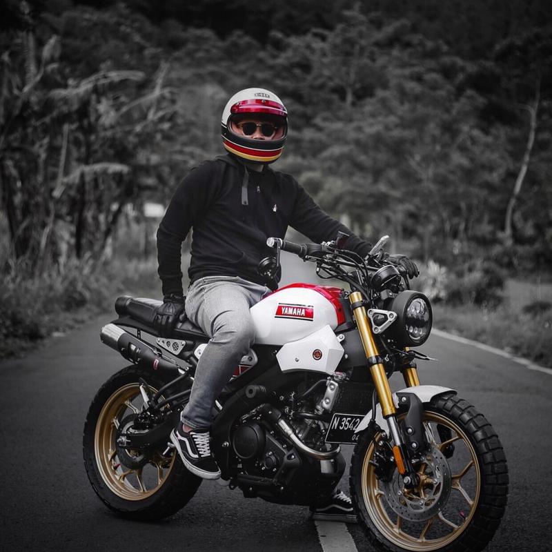 Knalpot Scrambler PNP XSR155 Original Spartans Muffler 5