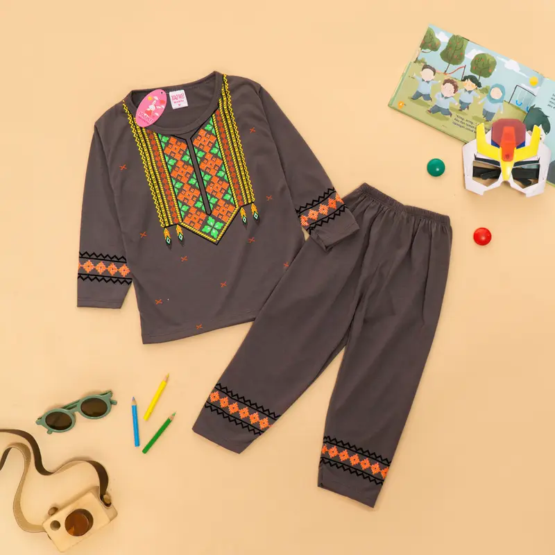(ISI 5 SETEL) Setelan Anak Koko Baju Koko Muslim Wear/ Baju Anak Laki Laki / Baju Lebaran/ Setelan Bayi Laki Laki / Baju Anak Anak / Pakaian Bayi Usia 1 - 7 Tahun 5