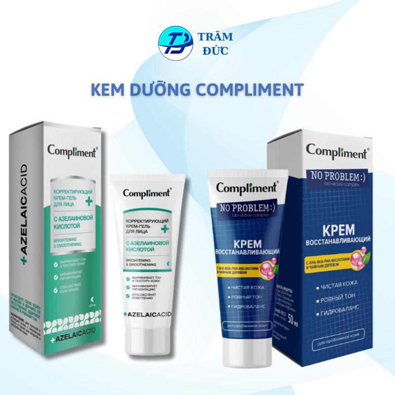  Compliment No Problem Kem Dưỡng dành cho Da Dầu  AHA-BHA-PHA Azelaic Acid  