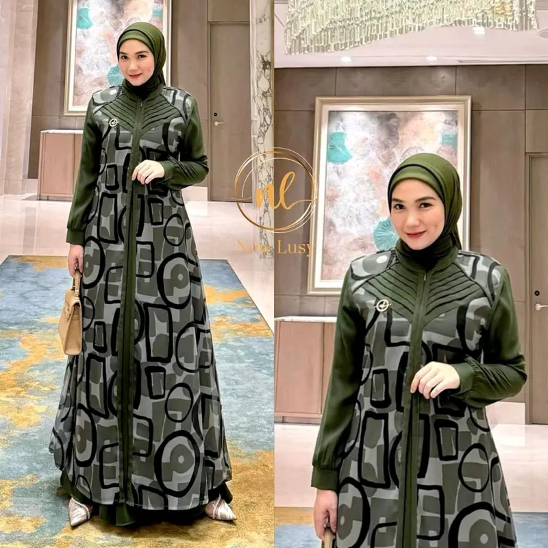 Rivoli vol.2 Dress Terbaru 2 in 1 Set Outer Elegant Original New Lusy 3