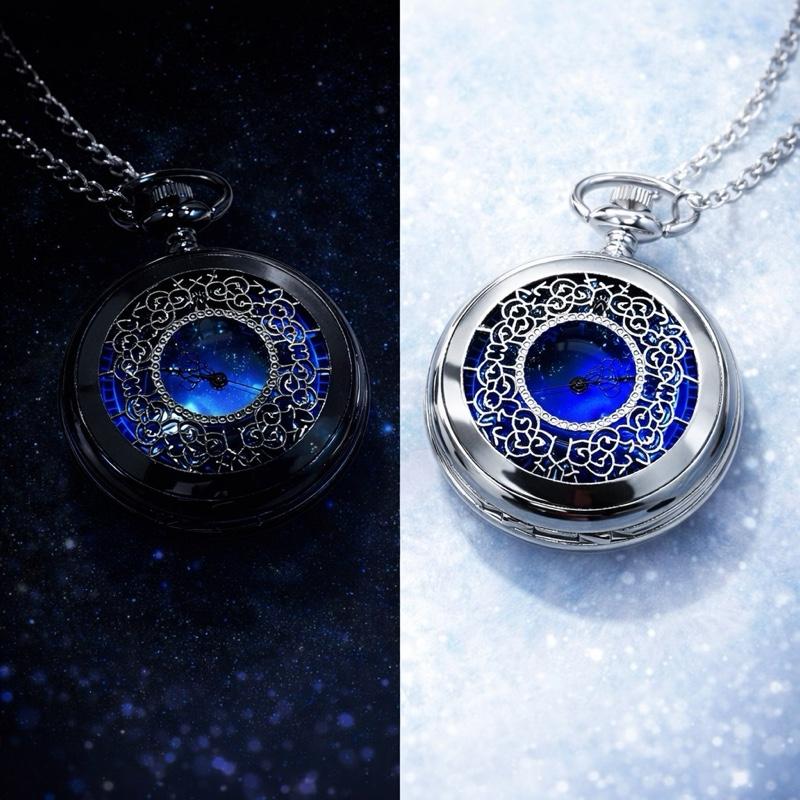 Đồng hồ quả quýt Blue Hole phong cách cổ điển Watch Nam