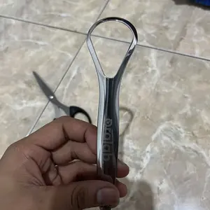 Oralab Pembersih Lidah Stainless Steel Tongue Scraper Pembersih Kotoran Mulut