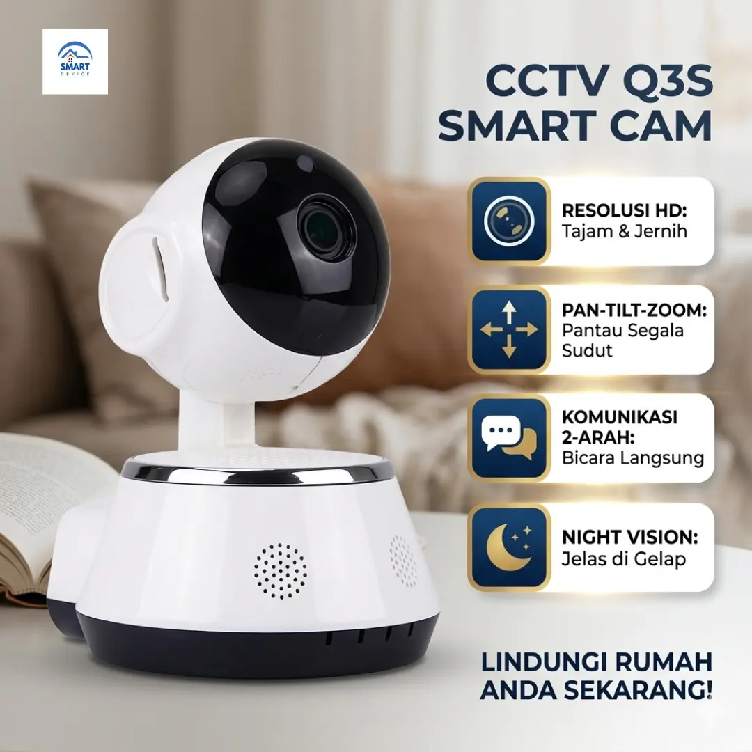 CCTV Q3S IP Camera Wifi CCTV V380 HD960P Q3S Wireless IP Kamera APP Control