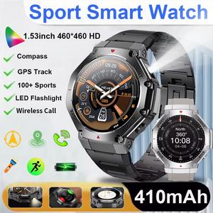 Paearofero New in 2025 GT5 Max Smart Watch for Men HD AMOLED Screen NFC and GPS Tracker Bluetooth Calling Health Waterproof Design Suitable and Women For Android IOS Phone
