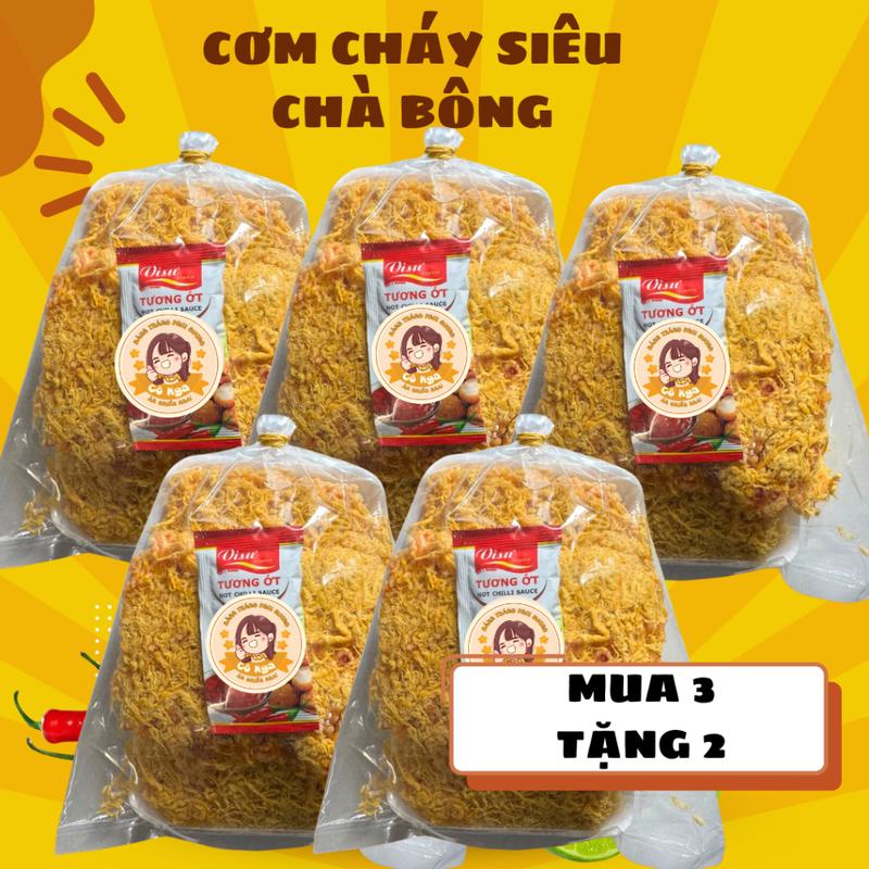 Thời trang Tổng nhận 5 bịch cơm cháy siêu chà bông mỗi bịch hơn 200gr