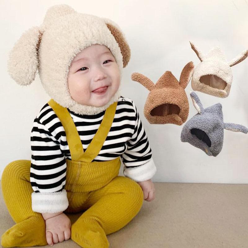 Mũ Nhồi Bông Tai Thỏ Dễ Thương Cho Bé, Mũ Ấm Áp Cho Mùa Thu Đông, Cho Trẻ Sơ Sinh Mới Biết Đi, Chống Gió, Bảo Vệ Tai, Cho Trẻ Sơ Sinh, Bé Trai Và Bé Gái