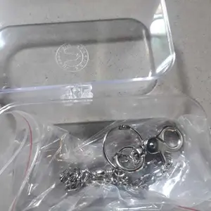 SEMPATI Rantai Ring Kaki Burung Elang Kakatua Grey Parrot Bahan Besi Free Flaying Ff Latih Training Set Burung Hantu Kaka Tua Fit