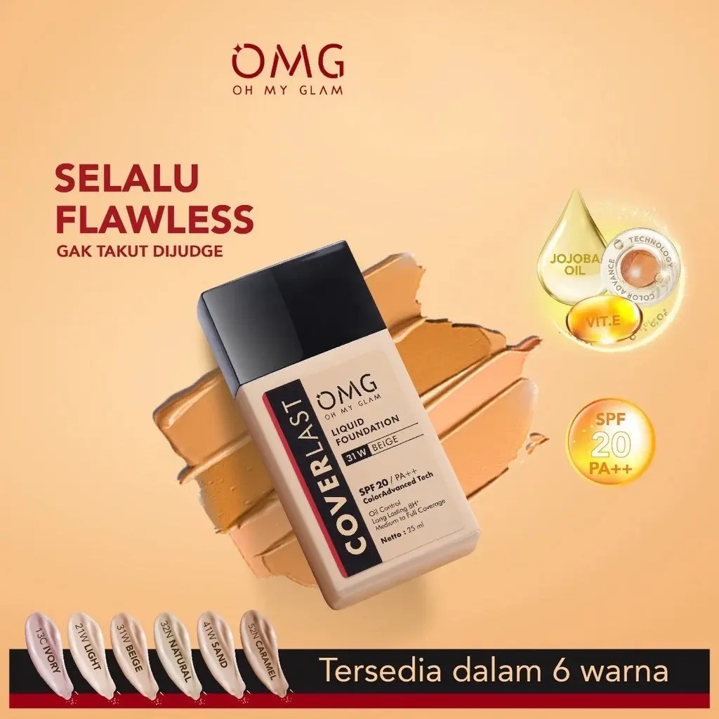 OMG Liquid Foundation 25ml - Concealer Terbaik