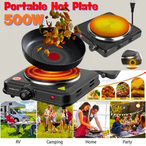 BARU Taffware Kompor Listrik 1 Tungku Mini Portable Hemat Watt Kecil Serbaguna Hot Plate 500W