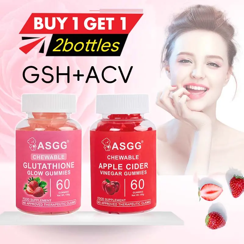 FDA Approved 】ASGG Glutathione Glow Gummies – Ultimate Skin Whitening & Brightening | No approved therapeutic claims