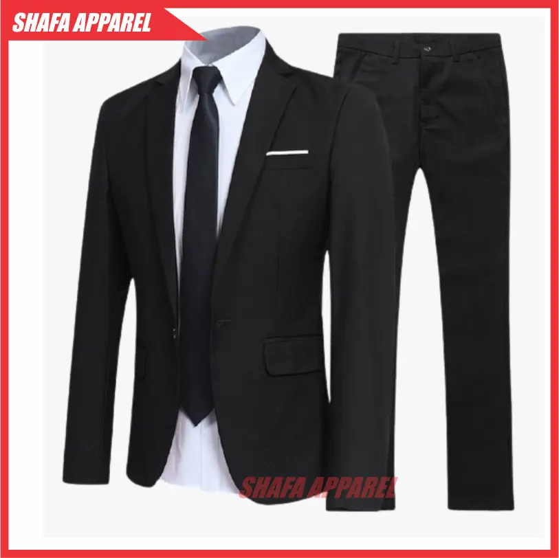 Shafa Apparel - Set Jas Formal Pria slimfit 2In1
