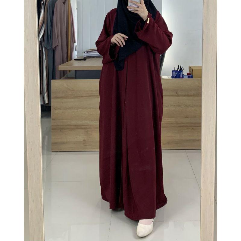 ABAYA POLOS KALONG/ABAYA BASIC SIMPLE 3