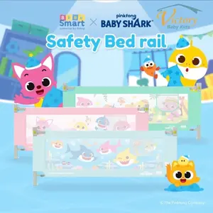 ￼BEBE SMART Bedrail / Pagar Kasur Pengaman Bayi / Pembatas Kasur Pagar Bayi / Pagar Bayi