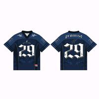 Gambar PROMISE Jersey Vintage Oversize Boxy BLUE 29 Jumbo Big Size Skena Pria Wanita Unisex Tshirt Sport Dri-fit Milano Full Printing - BLUE 29, S dari High Promise Division Kab. Majalengka 3 Tokopedia