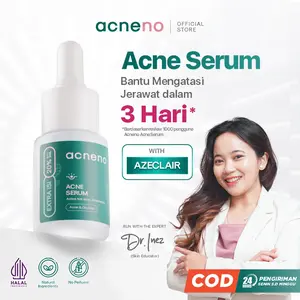 [FLASH SALE] Serum Jerawat Acneno - isi 12ml | Membantu Meredakan Jerawat Dengan Kandungan Azelaic Acid [Azeclair] Aman Untuk Bumil & Busui | BPOM Halal Original