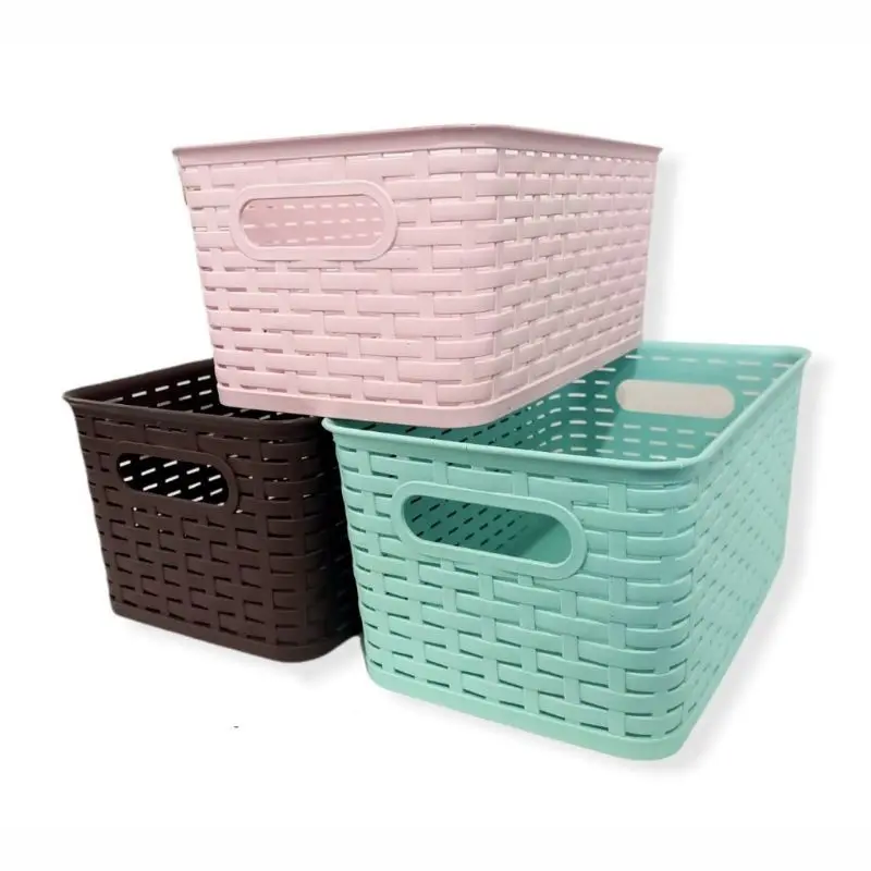 [HZ] - Keranjang Serbaguna / Organizer Box / Rak Kosmetik / Keranjang Bumbu Dapur / Tempat Mainan Anak 3