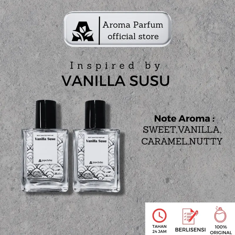 AROMA PARFUM - Vanilla susu parfum unisex Tahan Lama 24 Jam pria dan wanita | eu de perfume Perfume Elegan 1