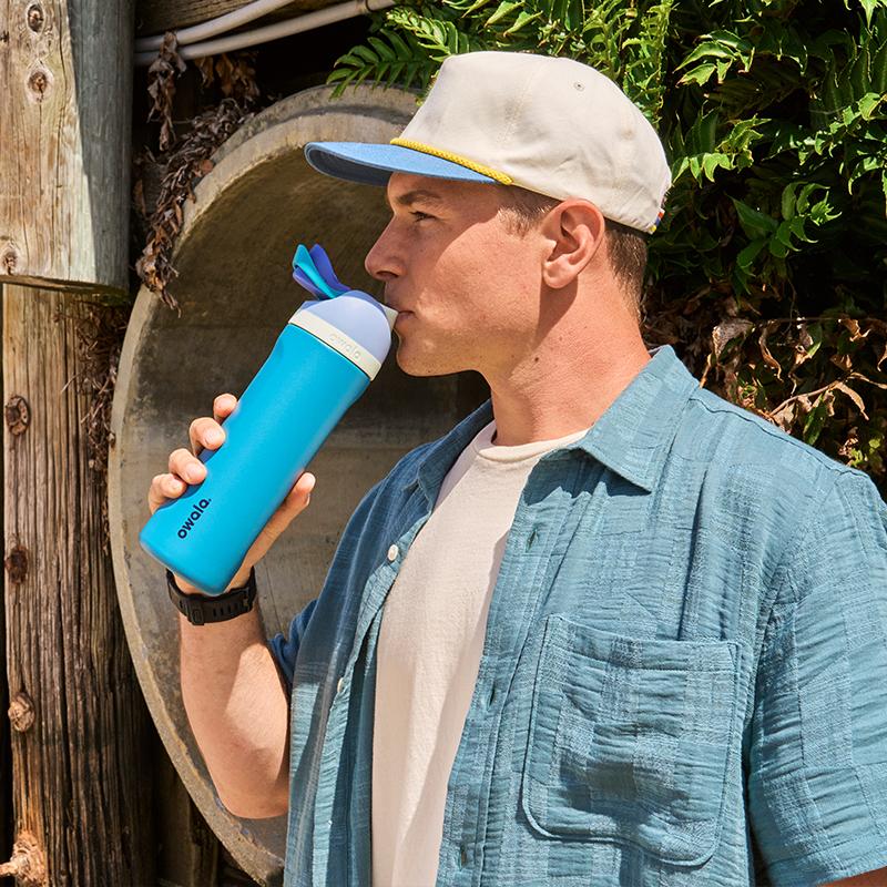Product Introduction of Boneyard owala Cup Vacuum Flasks & Thermoses Water Bottle Drinkware Thermo Tumbler Stainless Steel Thermal Mug Original Cold Hot Coffee Insulated Lid Straw Bottled Portable tumbler heat and cold original official store 24oz 32oz 710ml 950ml Loop 19