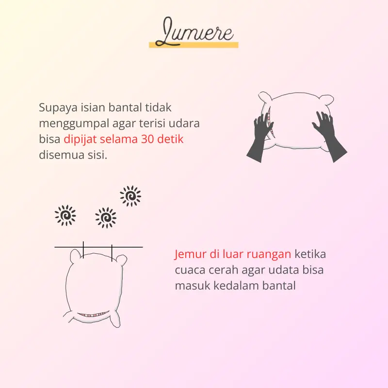 Promo 1 Set Bantal Guling Empuk Menggunakan Isian Full Silikon Tidak Mudah Kempes 2