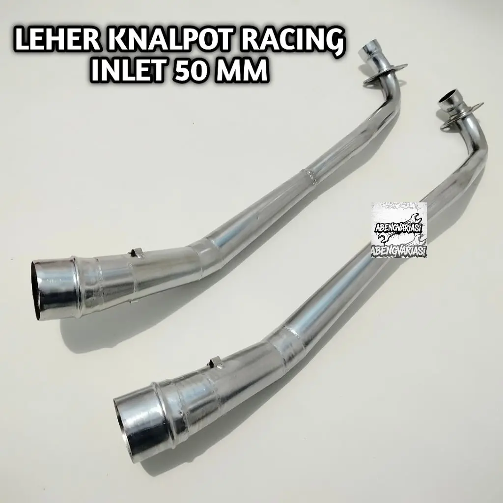 Leher Knalpot Racing Inlet 50 mm Leheran Knalpot Racing Supra Jupiter Vega R ZR Supra fit Supra x125 Karisma Shogun Smash Kirana Revo absolute Revo fi Blade Win grand C70 Legenda Impressa