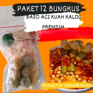 PAKET BASO ACI 12 PCS SUPER HEMAT BASO ACI PREMIUM 12 BUNGKUS DENGAN KUAH KALDU Food Cuangki Instan Pedas
